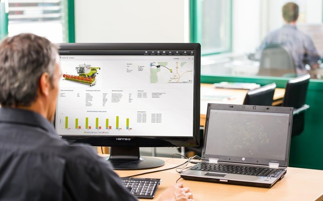 claas: использование telematics сокращает уборочную кампанию на три дня